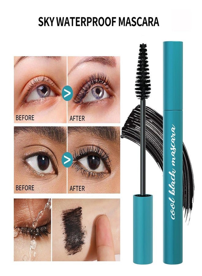 FYEBOO [2025 New] Thickening Fiber Lash Mascara Extension Voluminous, Long-Lasting Waterproof & Smudge-Proof, No Flaking/No Clumping, Black Mascara (2 Packs) - Image 4